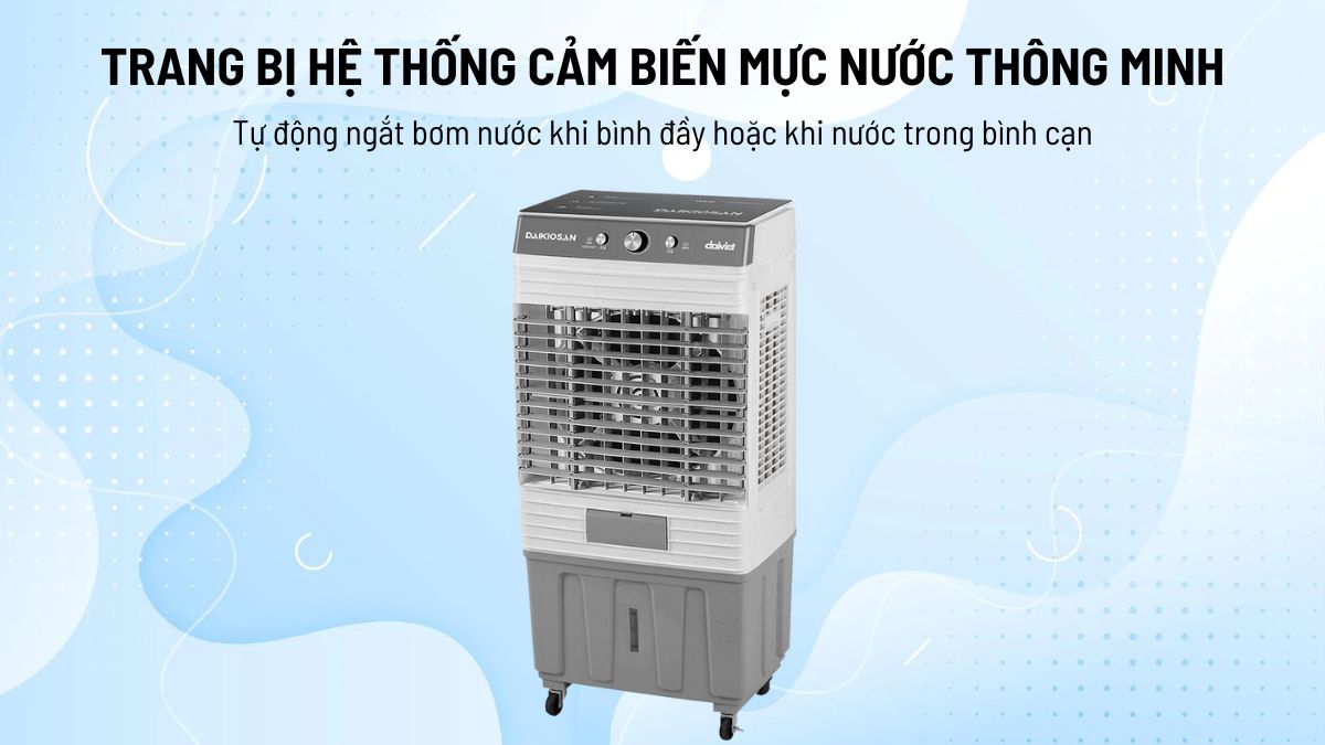 may-lam-mat-khong-khi-daikiosan-dm101-52345-3 Trang bị hệ thống cảm biến mực nước thông minh