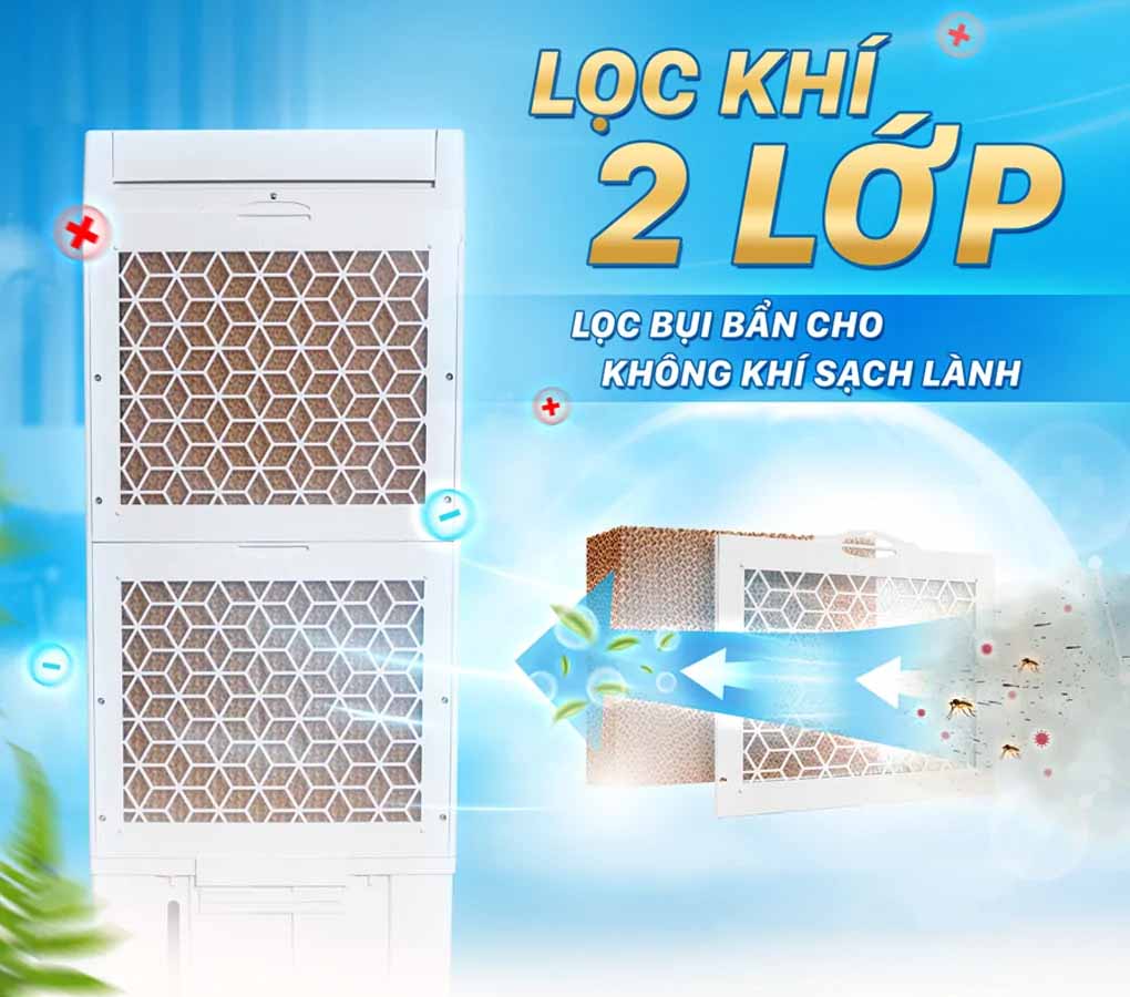 Quạt điều hòa Daikiosan DM104 làm mát không khí hiệu quả