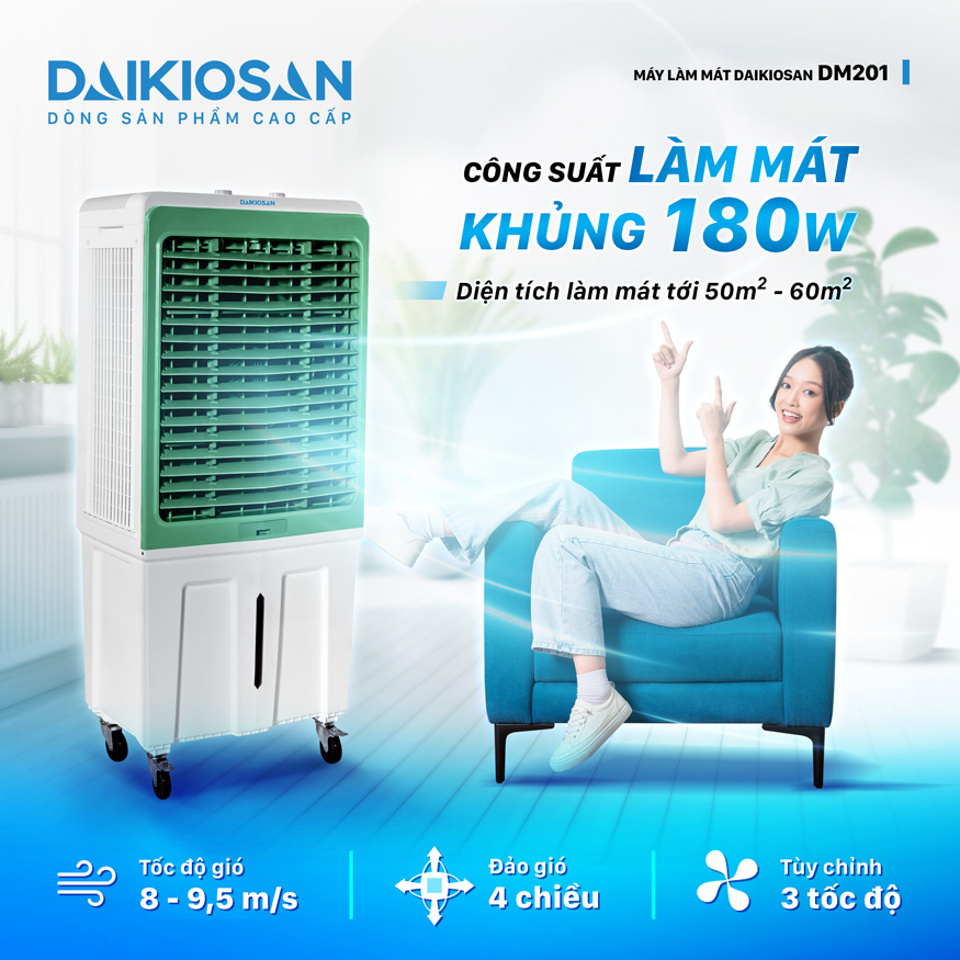 may-lam-mat-khong-khi-daikiosan-dm201-52380-2 Quạt điều hòa không khí Daikiosan DM201 có công suất khủng