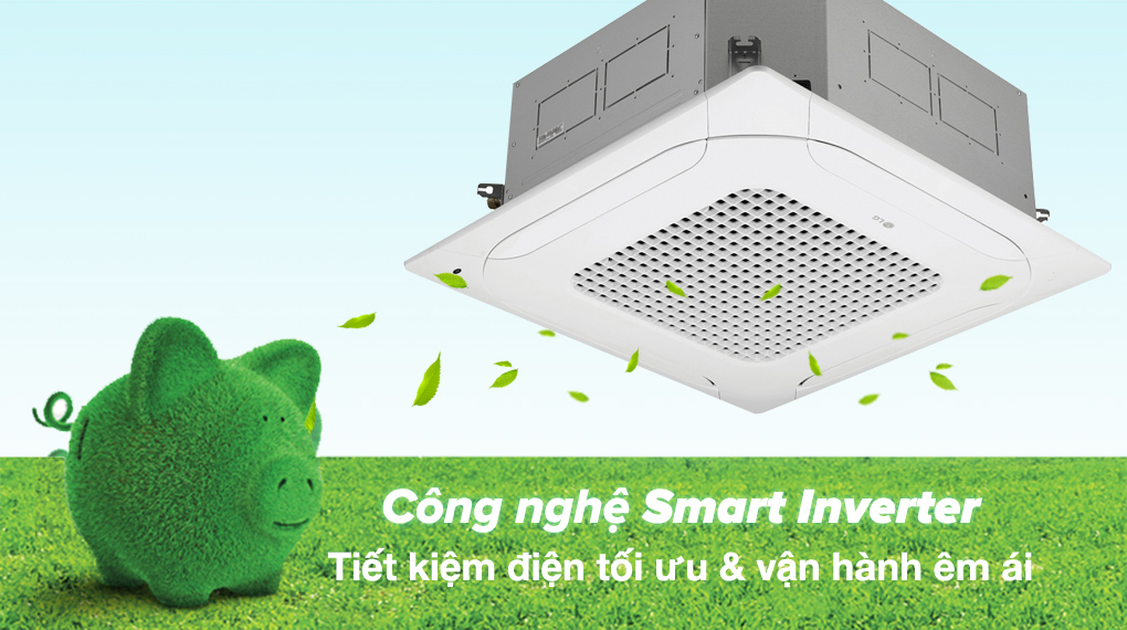Điều hòa âm trần LG Inverter 24000 BTU ZTNQ24GPLA0 - Công nghệ Smart Inverter tiết kiệm điện hiệu quả, vận hành êm ái Điều hòa âm trần LG Inverter 24000 BTU ZTNQ24GPLA0 - Công nghệ Smart Inverter tiết kiệm điện hiệu quả, vận hành êm ái