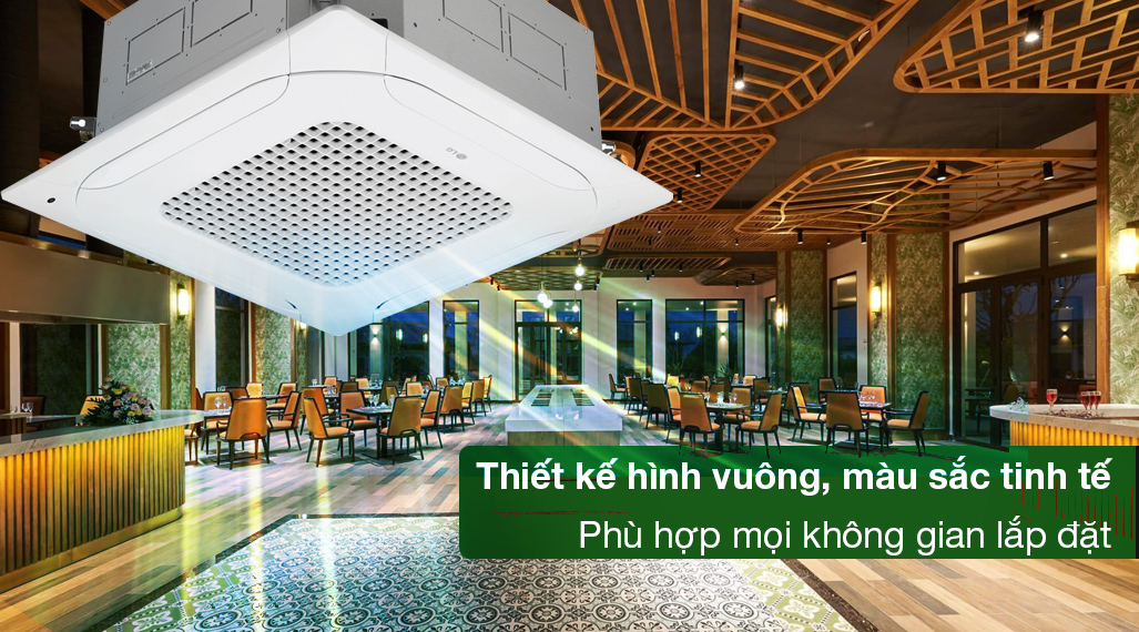 Điều hòa âm trần LG Inverter 24000 BTU ZTNQ24GPLA0 - Thiết kế hình vuông, màu sắc tinh tế phù hợp mọi không gian lắp đặt Điều hòa âm trần LG Inverter 24000 BTU ZTNQ24GPLA0 - Thiết kế hình vuông, màu sắc tinh tế phù hợp mọi không gian lắp đặt