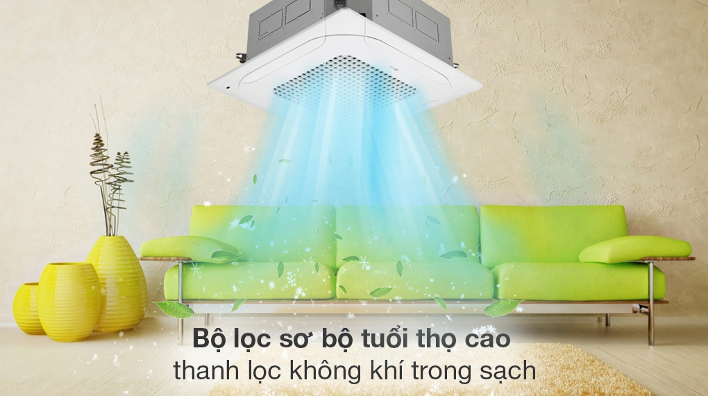 Máy lạnh âm trần LG Inverter 4 HP ZTNQ36GNLA0 - Khả năng lọc không khí