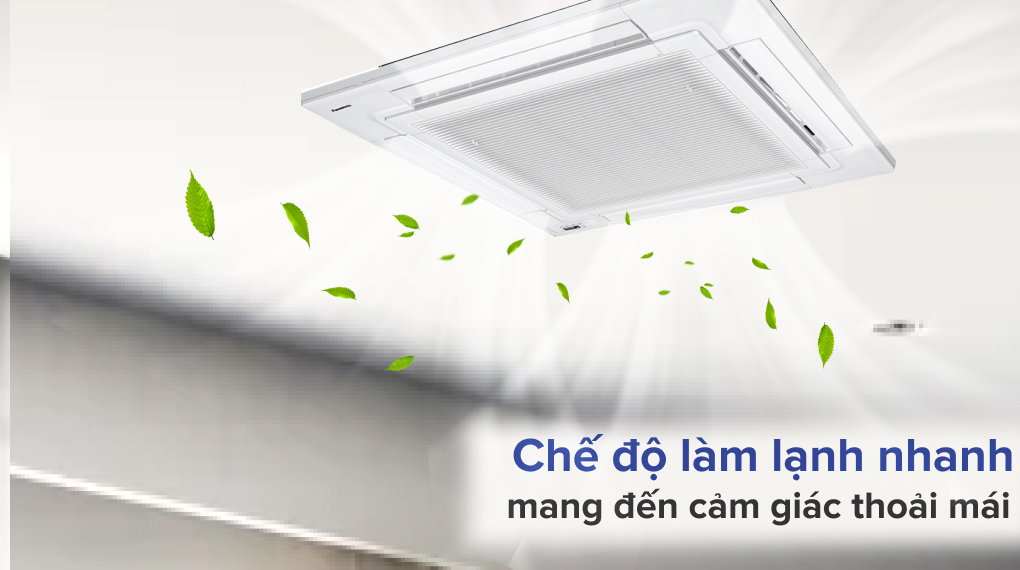 Làm lạnh nhanh - Máy lạnh âm trần Panasonic Inverter 4.5 HP S-3448PU3H / U-43PR1H5 Làm lạnh nhanh - Máy lạnh âm trần Panasonic Inverter 4.5 HP S-3448PU3H / U-43PR1H5