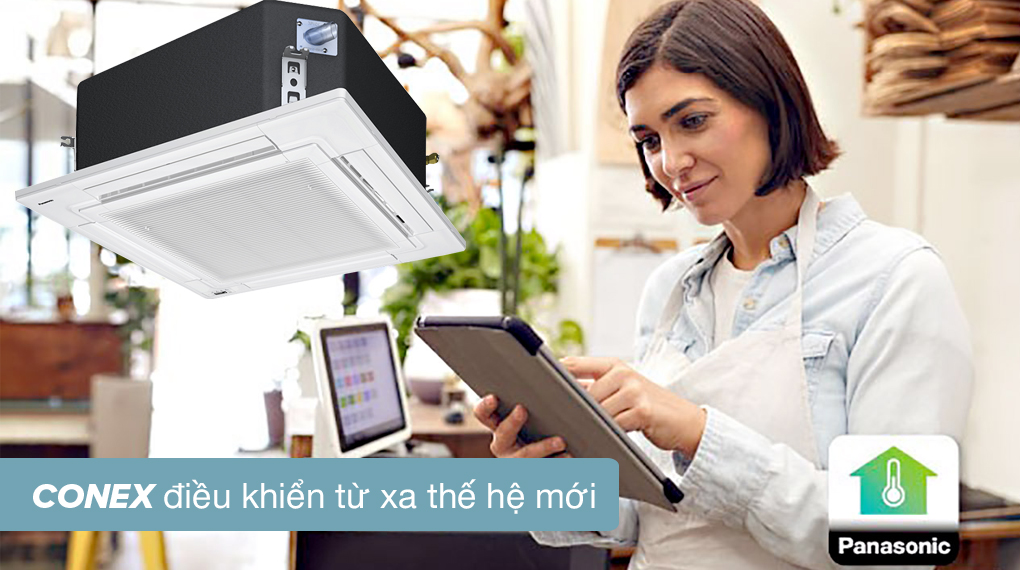 Máy lạnh âm trần Panasonic Inverter 5 HP S-3448PU3H / U-48PR1H5-Conex điều khiển từ xa thế hệ mới