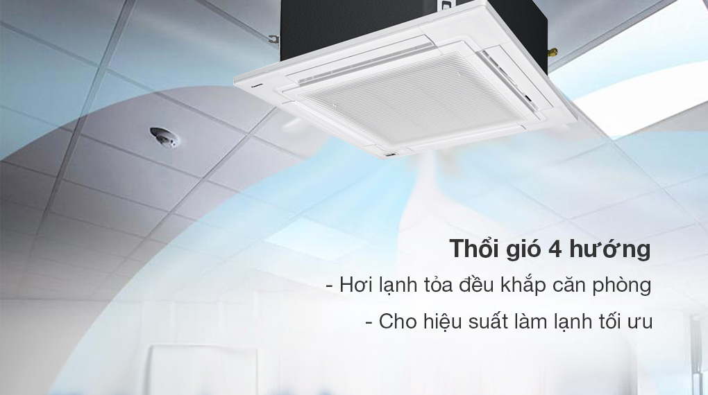 Máy lạnh âm trần Panasonic Inverter 2 HP S-1821PU3H/U-18PR1H5 - Thổi gió 4 hướng tỏa hơi lạnh đều khắp căn phòng, nâng cao hiệu suất hoạt động Máy lạnh âm trần Panasonic Inverter 2 HP S-1821PU3H/U-18PR1H5 - Thổi gió 4 hướng tỏa hơi lạnh đều khắp căn phòng, nâng cao hiệu suất hoạt động