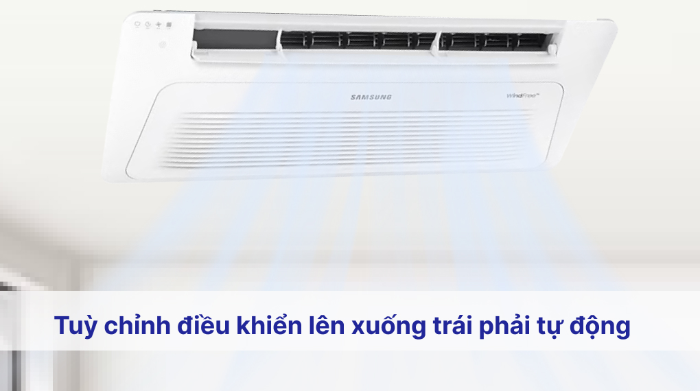 Máy lạnh âm trần 1 hướng Samsung Inverter 2.5 HP AC071TN1DKC/EA - Cơ chế thổi Máy lạnh âm trần 1 hướng Samsung Inverter 2.5 HP AC071TN1DKC/EA - Cơ chế thổi