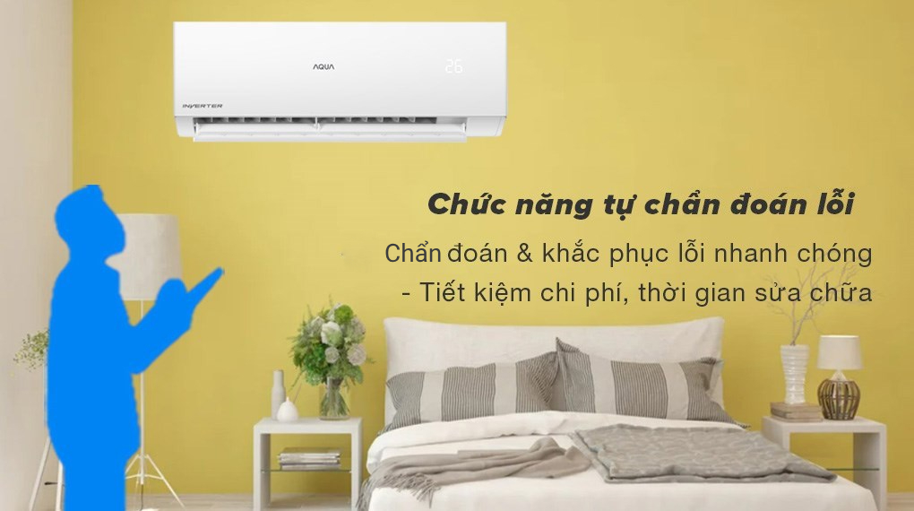 Máy lạnh AQUA Inverter 2 HP AQA-RV18QE - chẩn đoán lỗi Máy lạnh AQUA Inverter 2 HP AQA-RV18QE - chẩn đoán lỗi