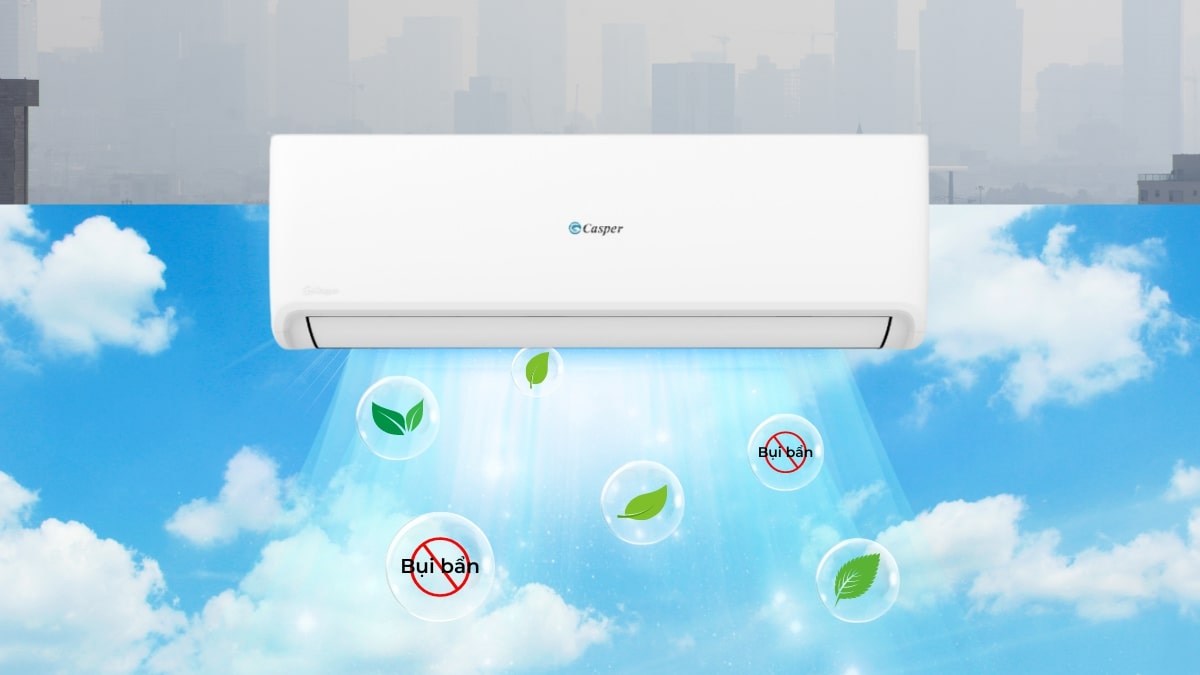 may-lanh-casper-inverter-2-5-hp-gc-24is35-15805-3 Lọc sạch bụi bẩn trong không khí