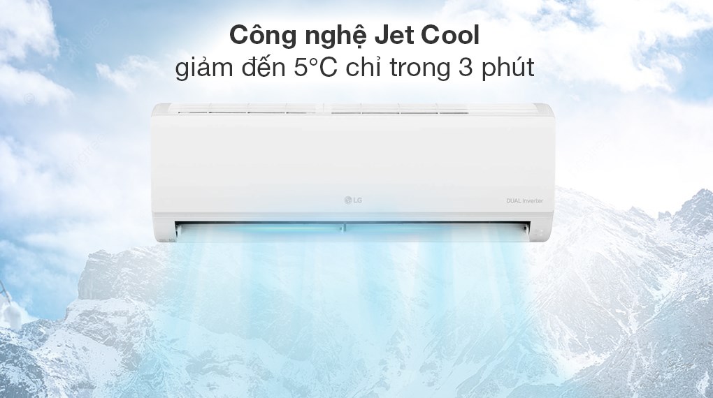 Máy lạnh LG Inverter 1 HP V10WIN1 - Công nghệ làm lạnh Máy lạnh LG Inverter 1 HP V10WIN1 - Công nghệ làm lạnh