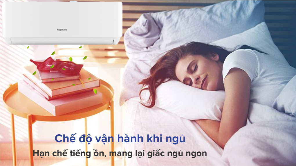 Máy lạnh Nagakawa Inverter 1.5 HP NIS-C12R2T28 - Chế độ vận hành khi ngủ Máy lạnh Nagakawa Inverter 1.5 HP NIS-C12R2T28 - Chế độ vận hành khi ngủ