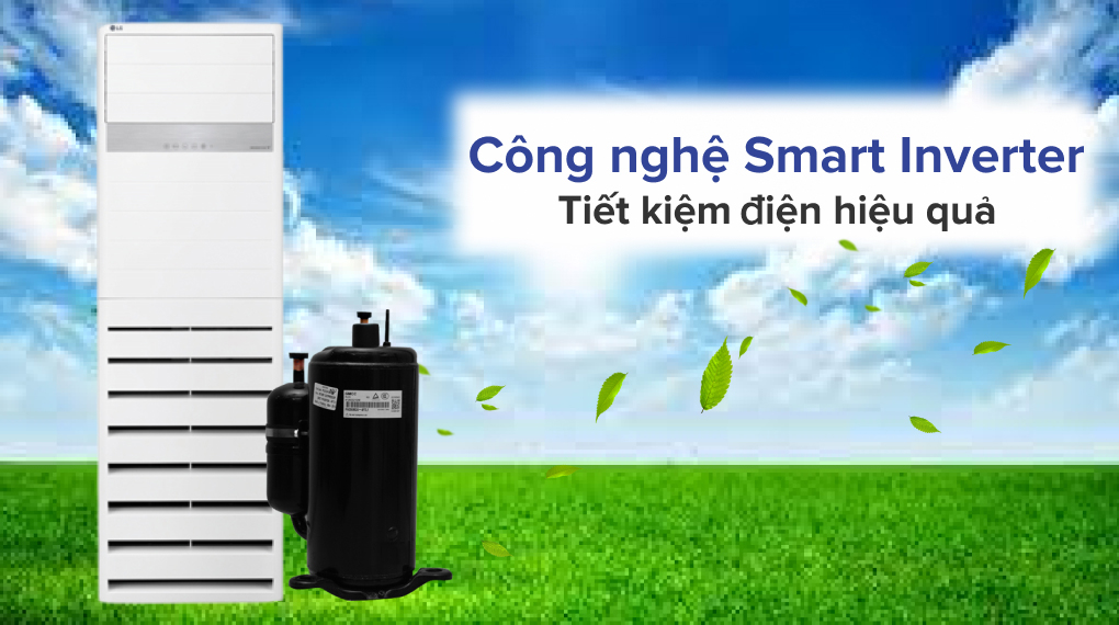 Máy lạnh tủ đứng LG Inverter 5 HP ZPNQ48GT3A0 - Công nghệ tiết kiệm điện