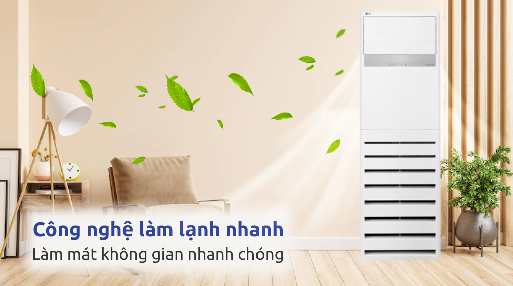 Máy lạnh tủ đứng LG Inverter 5 HP ZPNQ48LT3A0 - Công nghệ làm lạnh nhanh Máy lạnh tủ đứng LG Inverter 5 HP ZPNQ48LT3A0 - Công nghệ làm lạnh nhanh