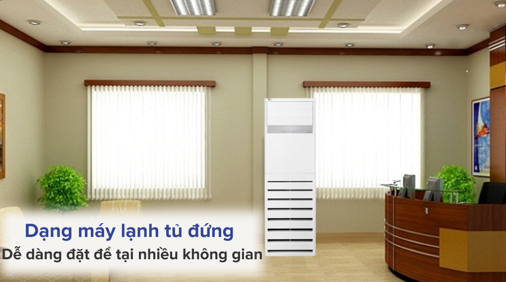 Máy lạnh tủ đứng LG Inverter 5 HP ZPNQ48LT3A0 - Thiết kế Máy lạnh tủ đứng LG Inverter 5Hp ZPNQ48LT3A0/ZUAD3-3PHA