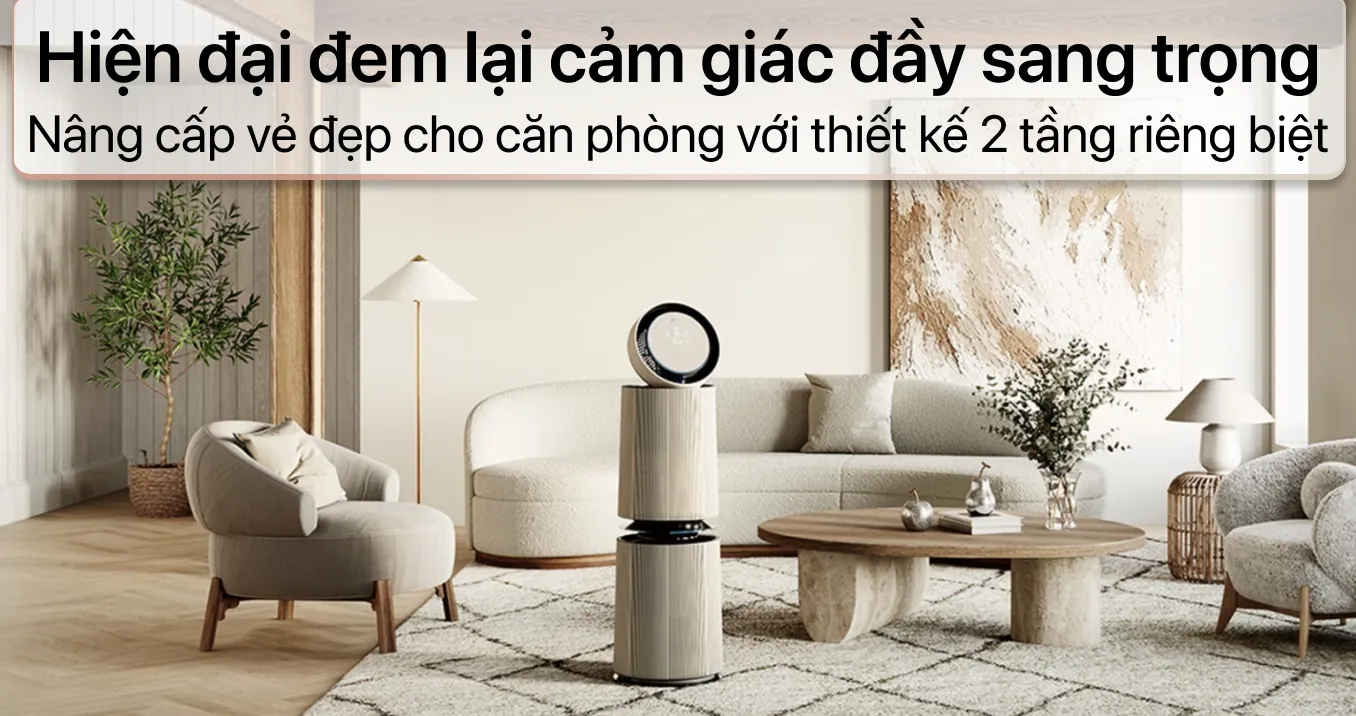 Máy lọc không khí LG PuriCare 2 tầng AS10GDBY0