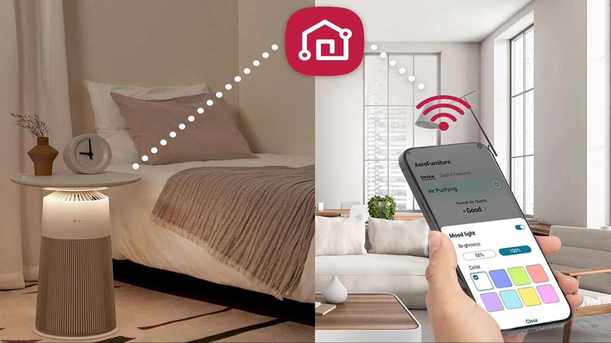 Aero Furniture AS20GPWU0 điều khiển tiện lợi thông qua ThinQ