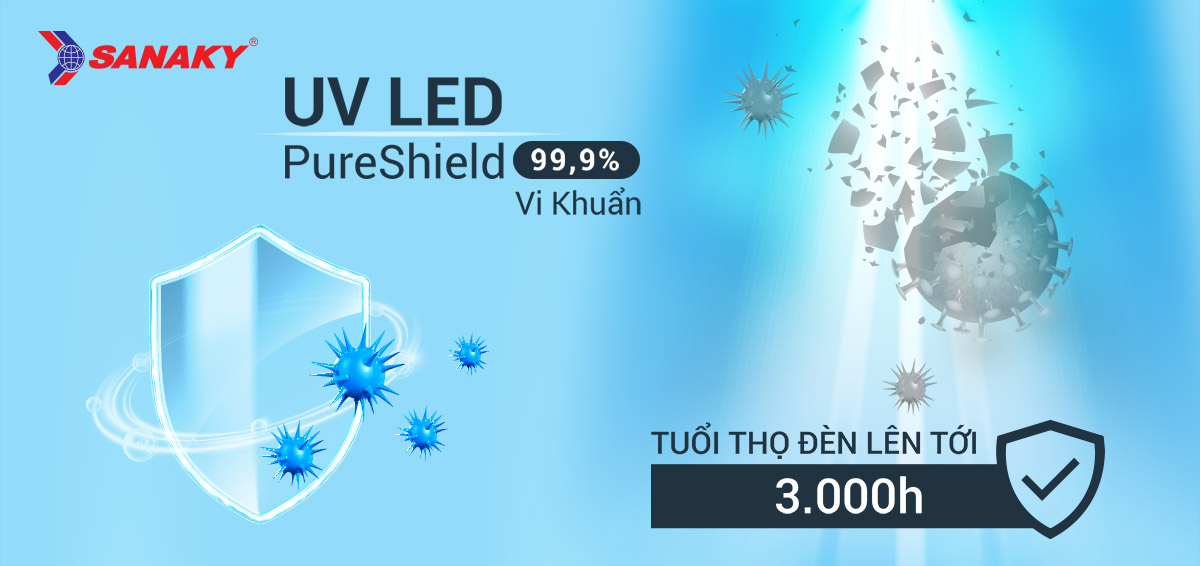 Công nghệ UV LED – Diệt khuẩn tối ưu, an tâm tuyệt đối