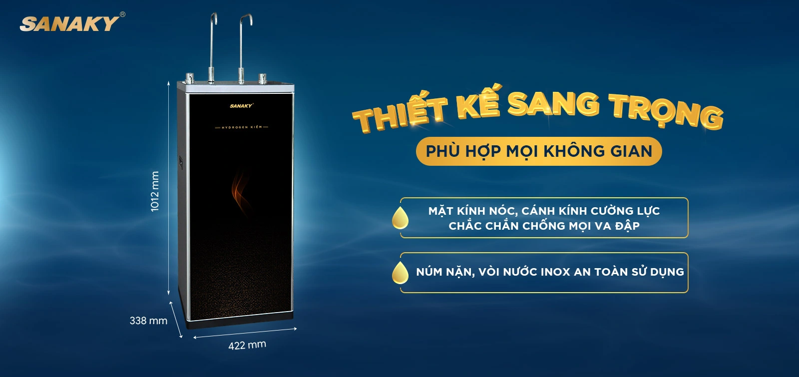 Máy lọc nước nóng nguội Sanaky SNK-E2HK006