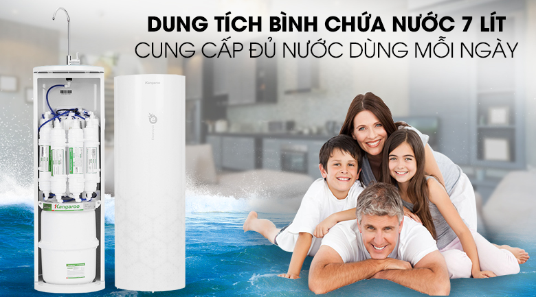 Tổng kho máy lọc nước RO điện phân Kangaroo KG100E0 7 lõi (Imei) - chính hãng - Điện Máy Gia Khánh