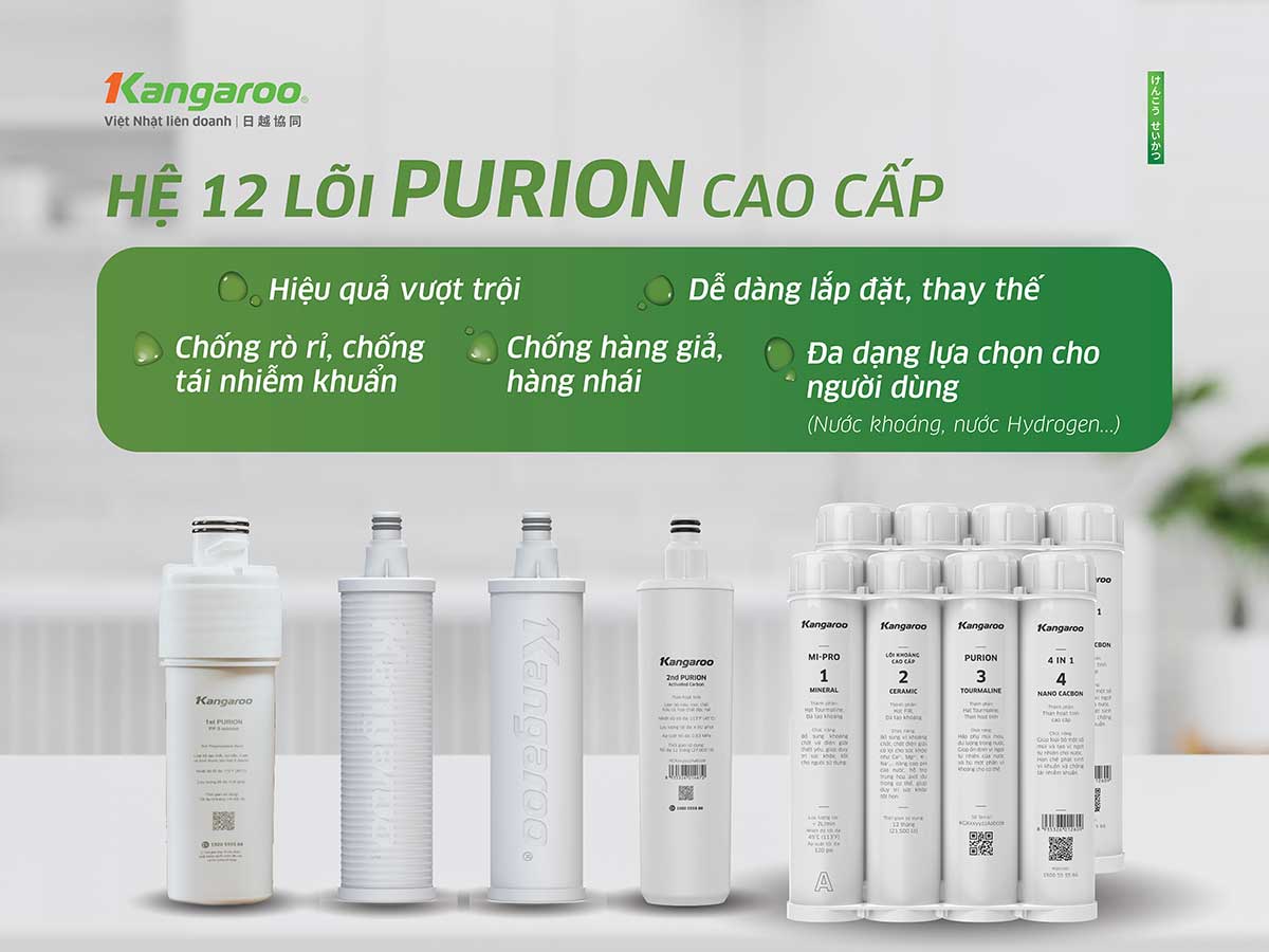 Máy lọc nước Kangaroo Hydrogen KG12S1H1