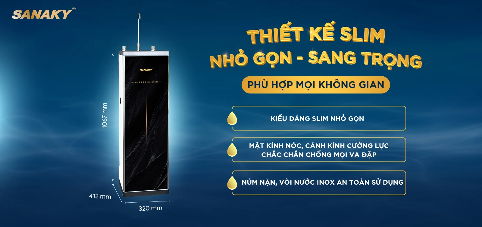 Máy lọc nước RO Sanaky SNK-S1HK003
