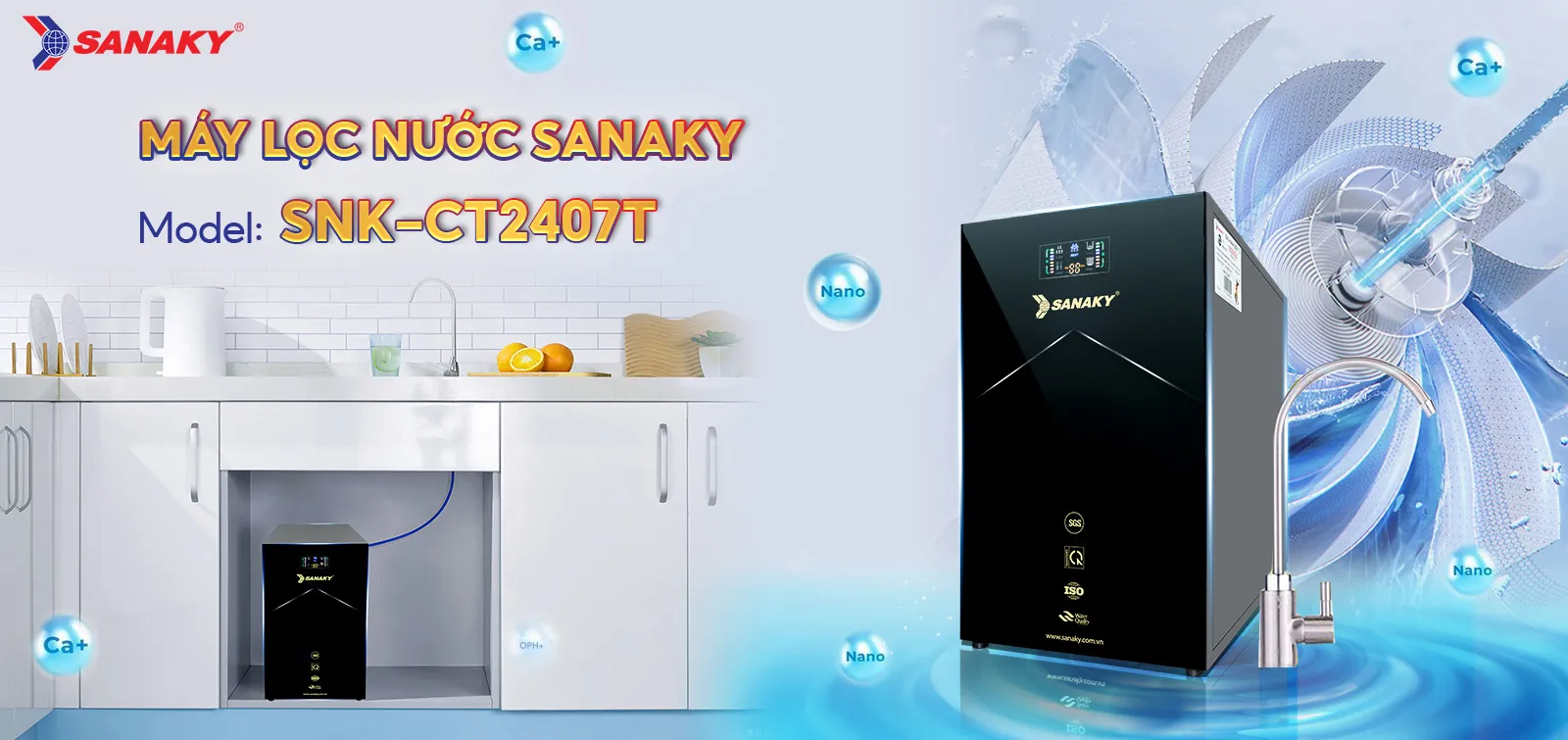 Máy lọc nước Sanaky SNK-CT2407T Máy lọc nước Sanaky SNK-CT2407T