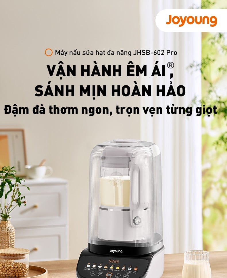 Máy nấu sữa hạt đa năng Joyoung JHSB-602 Pro