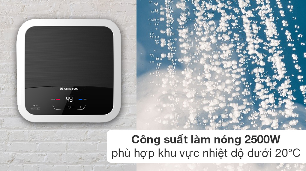 Máy nước nóng gián tiếp 30 lít Ariston AN2 30 LUX-D AG+ - Đặc điểm làm nóng Máy nước nóng gián tiếp 30 lít Ariston AN2 30 LUX-D AG+ - Đặc điểm làm nóng