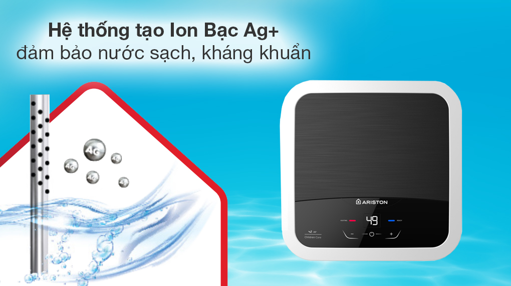Máy nước nóng gián tiếp 30 lít Ariston AN2 30 LUX-D AG+ - Tiện ích Máy nước nóng gián tiếp 30 lít Ariston AN2 30 LUX-D AG+ - Tiện ích