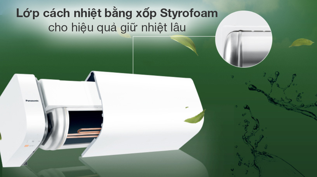 Máy nước nóng gián tiếp Panasonic 15 lít DH-15HBMVW - Khả năng tiết kiệm điện