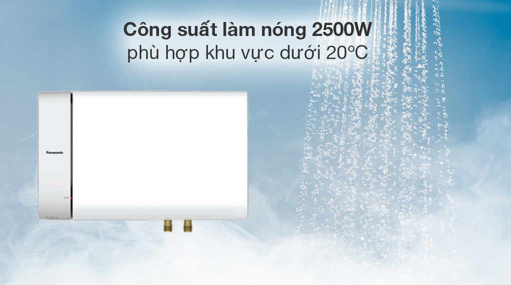 Bình nóng lạnh gián tiếp Panasonic 20 lít DH-20HBMVW - Đặc điểm làm nóng Bình nóng lạnh gián tiếp Panasonic 20 lít DH-20HBMVW - Đặc điểm làm nóng