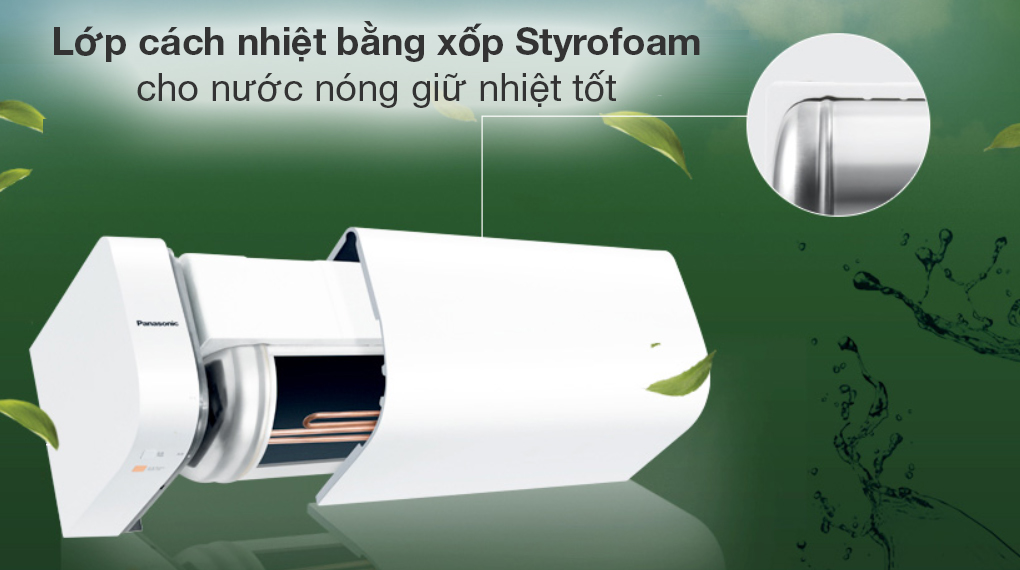 Bình nóng lạnh gián tiếp Panasonic 20 lít DH-20HBMVW - Khả năng tiết kiệm điện Bình nóng lạnh gián tiếp Panasonic 20 lít DH-20HBMVW - Khả năng tiết kiệm điện