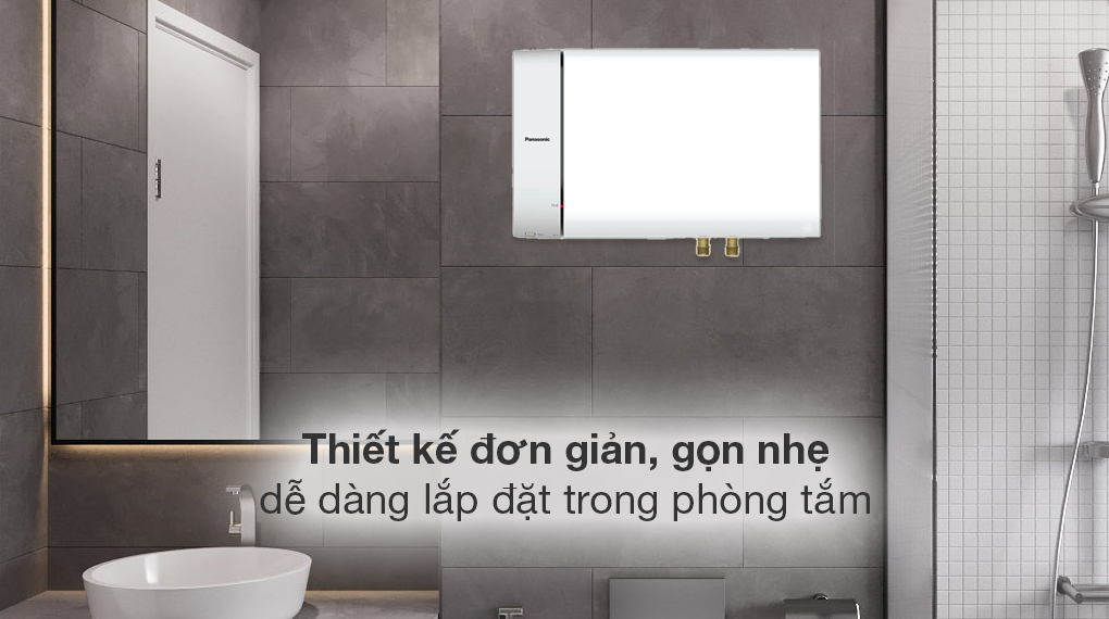 Bình nóng lạnh gián tiếp Panasonic 20 lít DH-20HBMVW - Thiết kế Bình nóng lạnh gián tiếp Panasonic 20 lít DH-20HBMVW - Thiết kế