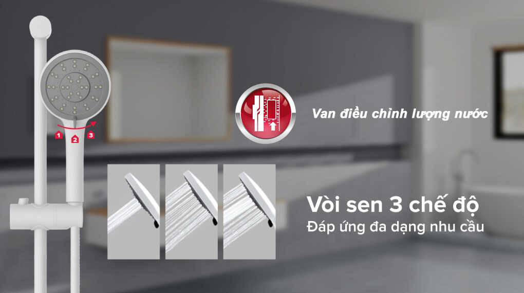 Máy nước nóng trực tiếp Ariston AURES EASY 4.5 D - Các tiện ích đi kèm Máy nước nóng trực tiếp Ariston AURES EASY 4.5 D - Các tiện ích đi kèm
