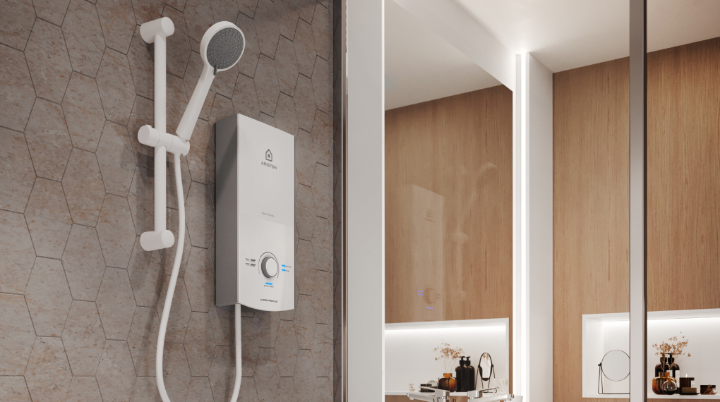 Máy nước nóng trực tiếp Ariston AURES PREMIUM 4.5P IVORY