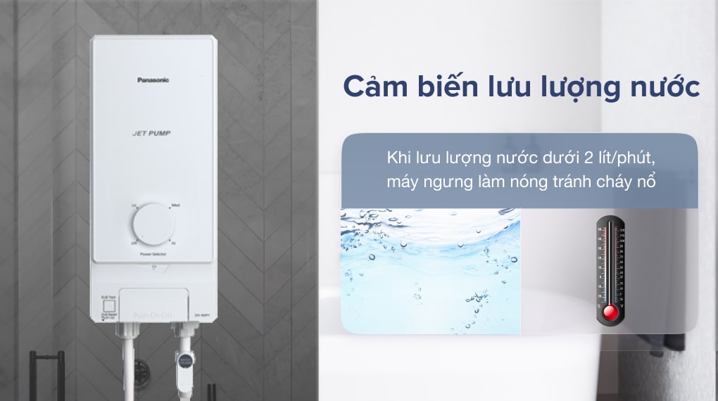 Cảm biến lưu lượng nước - Máy nước nóng Panasonic DH-4MP1VW 4500W Cảm biến lưu lượng nước - Máy nước nóng Panasonic DH-4MP1VW 4500W