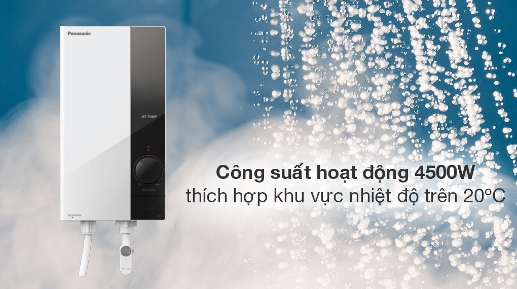 Máy nước nóng trực tiếp Panasonic 4500W DH-4UP1VW - Đặc điểm làm nóng Máy nước nóng trực tiếp Panasonic 4500W DH-4UP1VW - Đặc điểm làm nóng