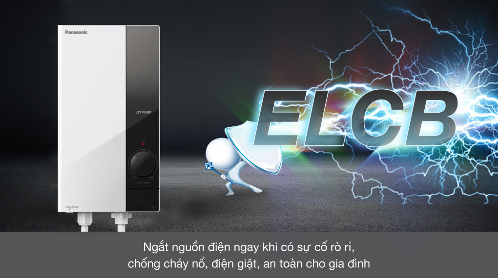 Máy nước nóng trực tiếp Panasonic 4500W DH-4UP1VW - Các chế độ an toàn Máy nước nóng trực tiếp Panasonic 4500W DH-4UP1VW - Các chế độ an toàn
