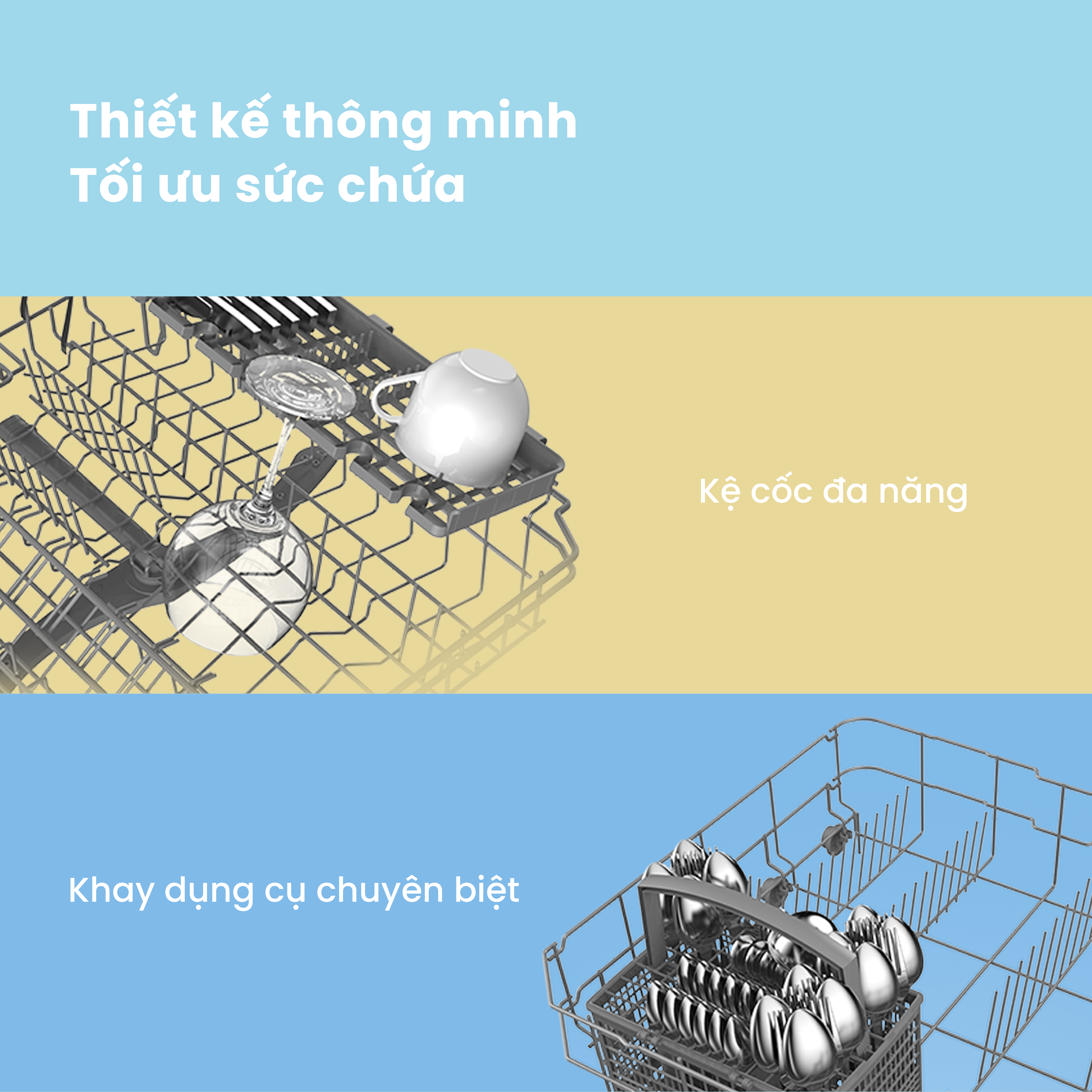 Thiết kế thông minhTối ưu sức chứa