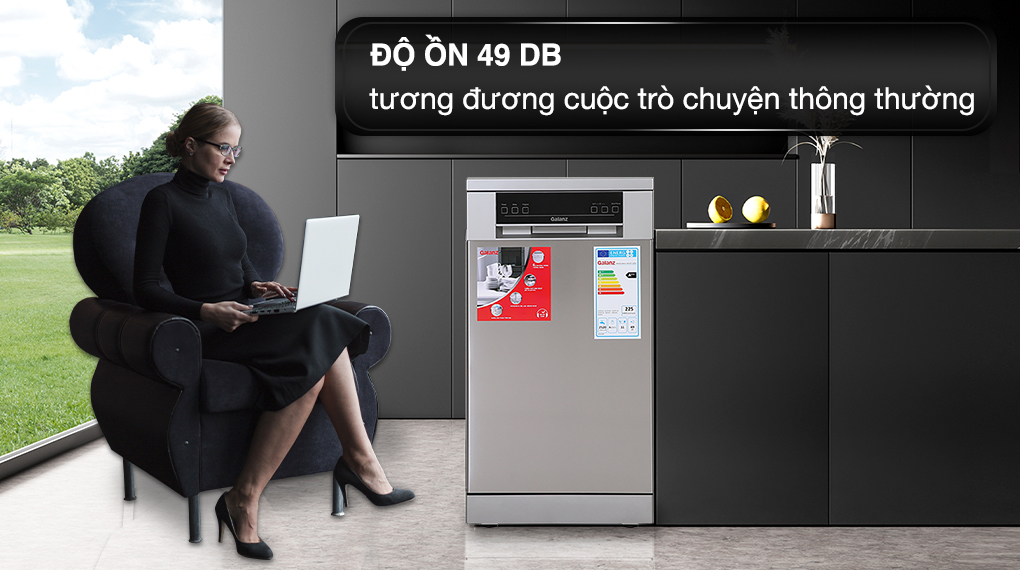 Máy rửa chén độc lập Galanz W45A3A401M-0E1 Máy rửa chén độc lập Galanz W45A3A401M-0E1