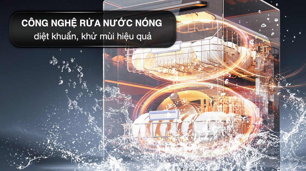 Máy rửa chén độc lập Galanz W45A3A401M-0E1 Máy rửa chén độc lập Galanz W45A3A401M-0E1