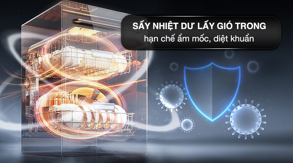 Máy rửa chén độc lập Galanz W45A3A401M-0E1 Máy rửa chén độc lập Galanz W45A3A401M-0E1
