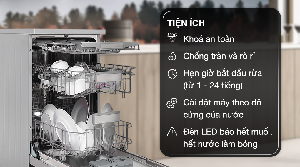 Máy rửa chén độc lập Galanz W45A3A401M-0E1 Máy rửa chén độc lập Galanz W45A3A401M-0E1