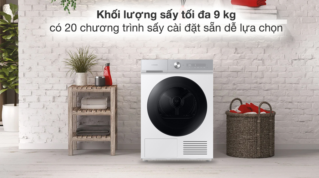 Máy sấy bơm nhiệt Samsung 9 kg DV90BB9440GH/SV - Khối lượng sấy - Chương trình hoạt động Máy sấy bơm nhiệt Samsung 9 kg DV90BB9440GH/SV - Khối lượng sấy - Chương trình hoạt động
