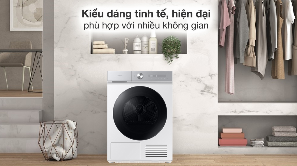 Máy sấy bơm nhiệt Samsung 9 kg DV90BB9440GH/SV - Tổng quan thiết kế Máy sấy bơm nhiệt Samsung 9 kg DV90BB9440GH/SV - Tổng quan thiết kế