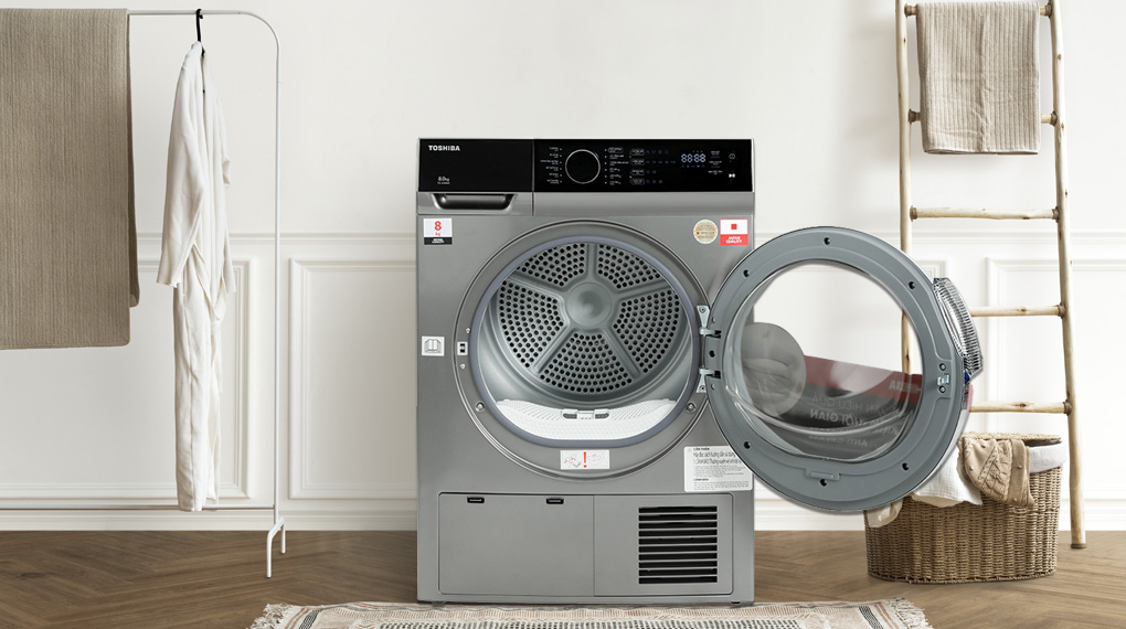 Máy sấy ngưng tụ Toshiba 8 kg TD-K90MEV(SK) - Thiết kế