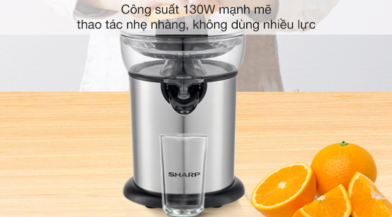 Máy vắt cam Sharp 130W EJ-J130-ST - Công suất 130W Máy vắt cam Sharp 130W EJ-J130-ST - Công suất 130W