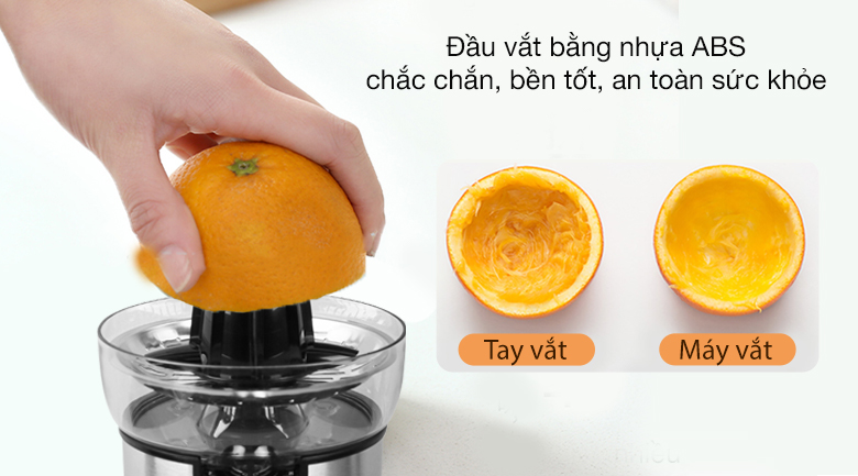 Máy vắt cam Sharp 130W EJ-J130-ST - Đầu vắt bằng nhựa ABS Máy vắt cam Sharp 130W EJ-J130-ST - Đầu vắt bằng nhựa ABS