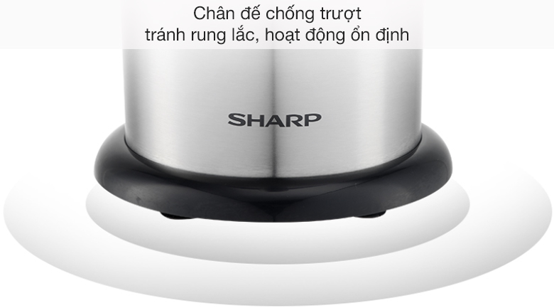 Máy vắt cam Sharp 130W EJ-J130-ST - Chân đế chống trượt Máy vắt cam Sharp 130W EJ-J130-ST - Chân đế chống trượt
