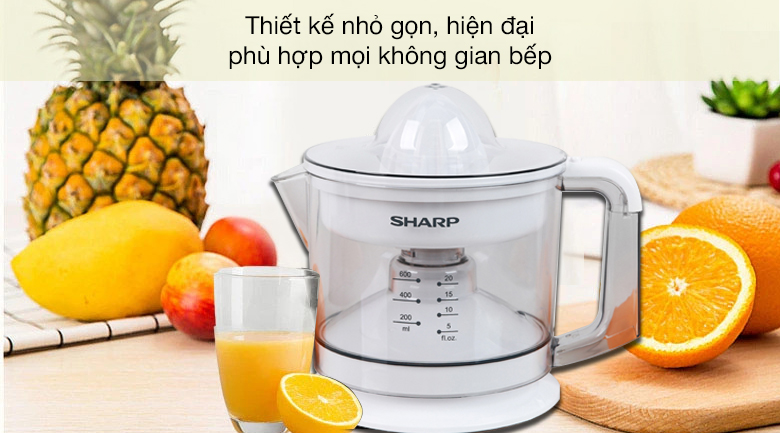 Máy vắt cam Sharp 25W EJ-J256-WH