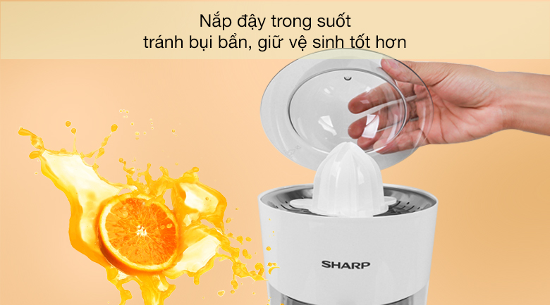 Máy vắt cam Sharp 40W EJ-J408-WH - Nắp đậy